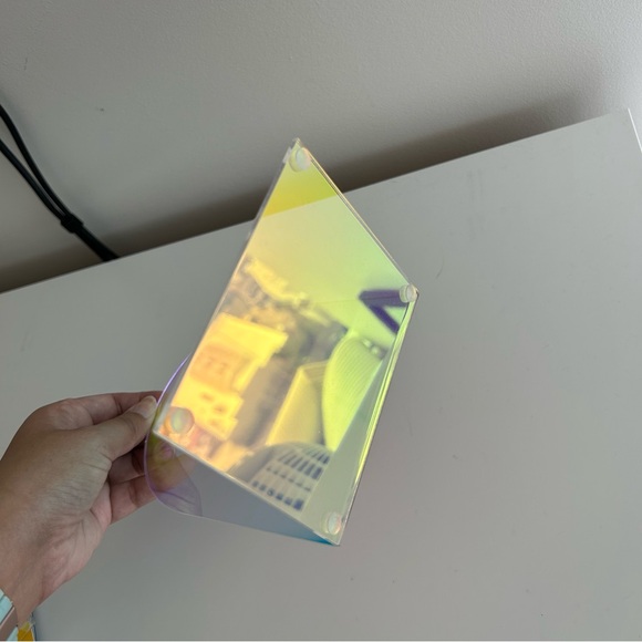 Rainbow Iridescent Acrylic Bookend - Picture 5 of 7